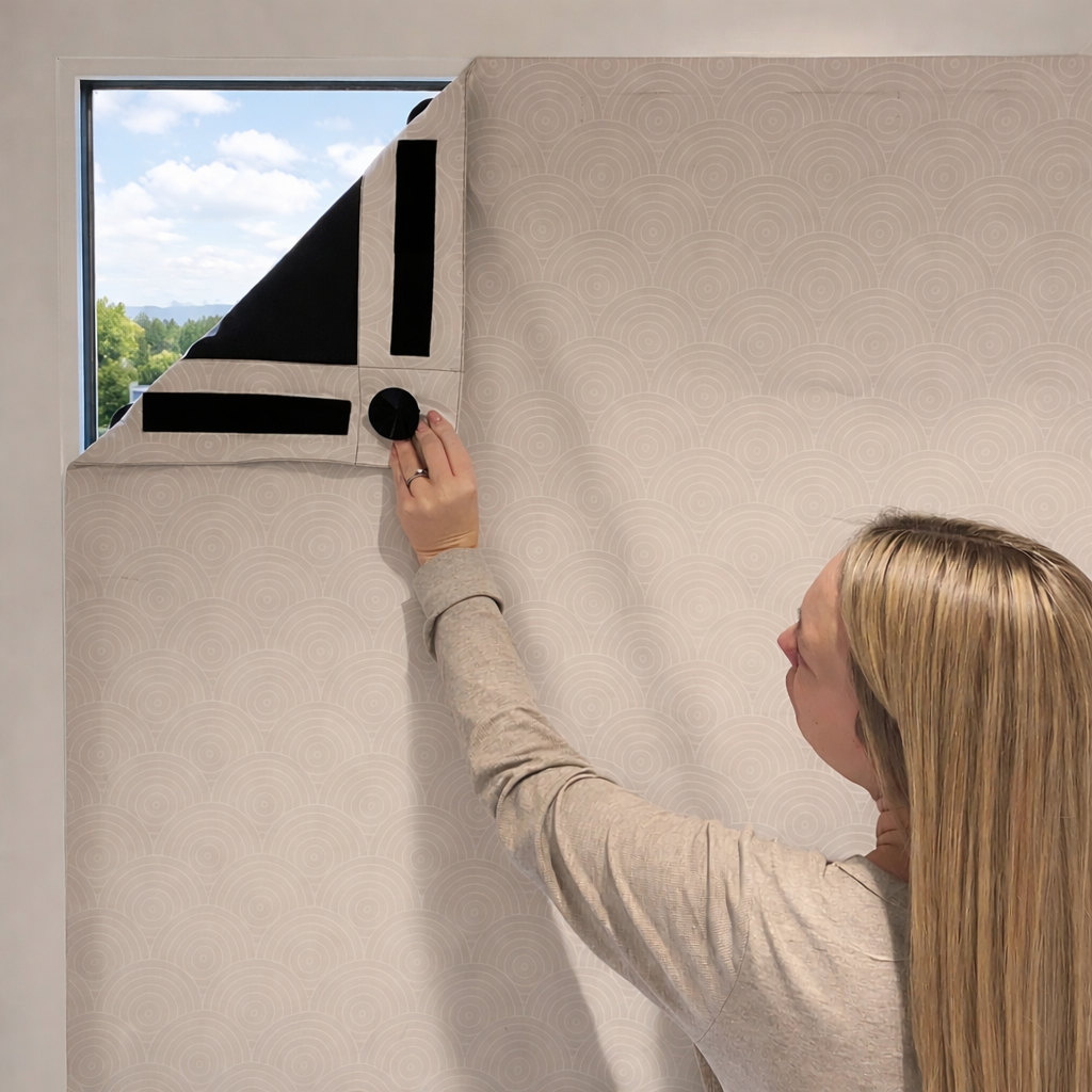 Armeson Portable Blackout Blind - Oat