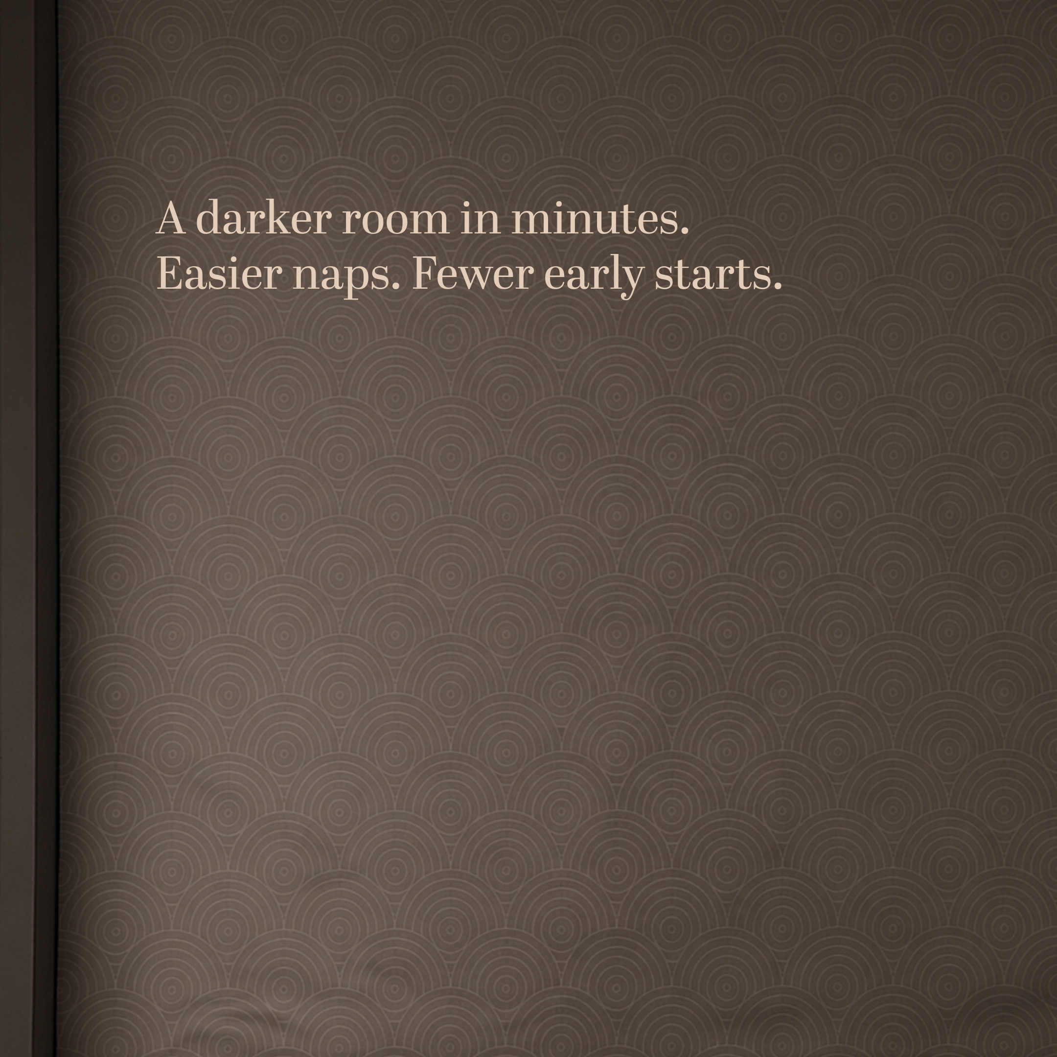 Armeson® Portable Blackout Blind - Oat